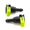 thumbnail image 1 of Automotive 2pcs 9.49mm ID6 8x6 Fuel Line Hose Quick Release Female Connector -, 1 of 4