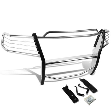 For 2004 to 2008 Ford F150 Pickup Truck Front Bumper Protector Brush Grille Guard (Chrome) 05 06 07