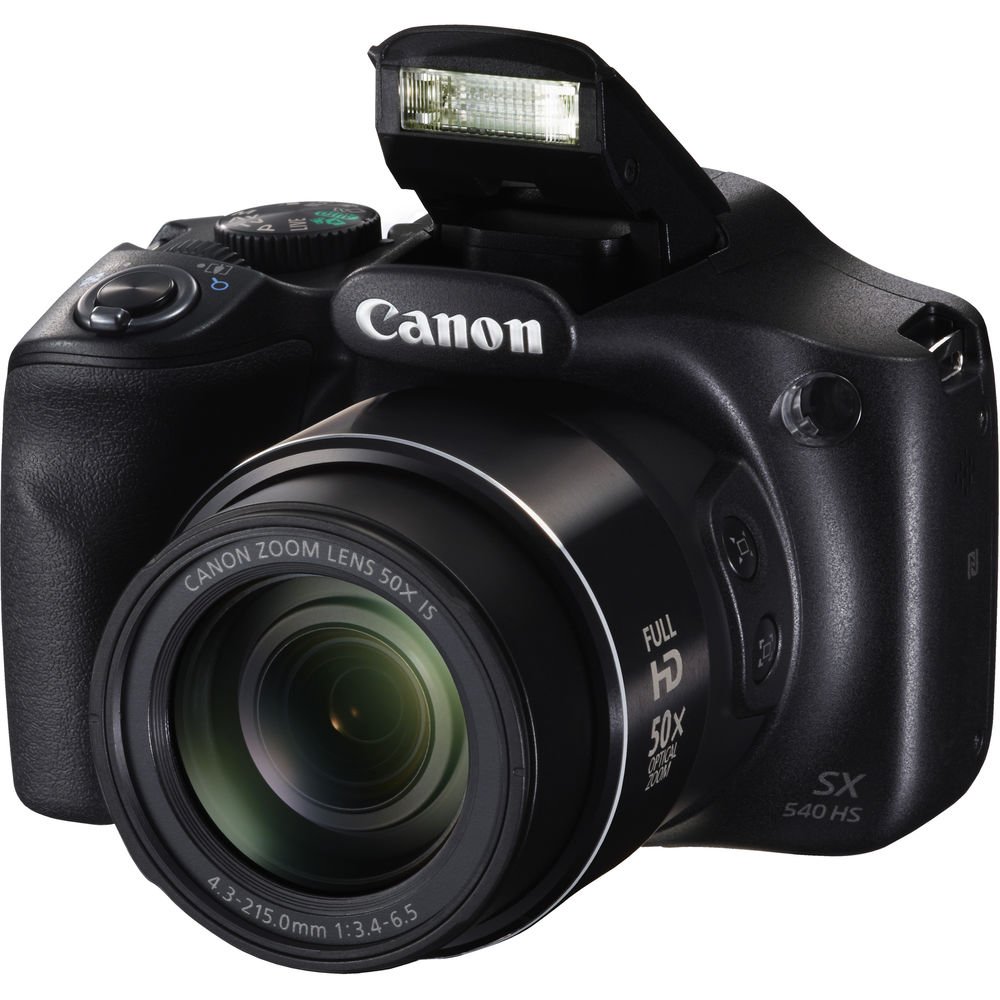 Canon HS Digital Point and Shoot 20MP Camera + Extra Battery + Digital Flash + Camera Case + 32GB Class 10 Memory Card - Intl Model - image 4 of 6