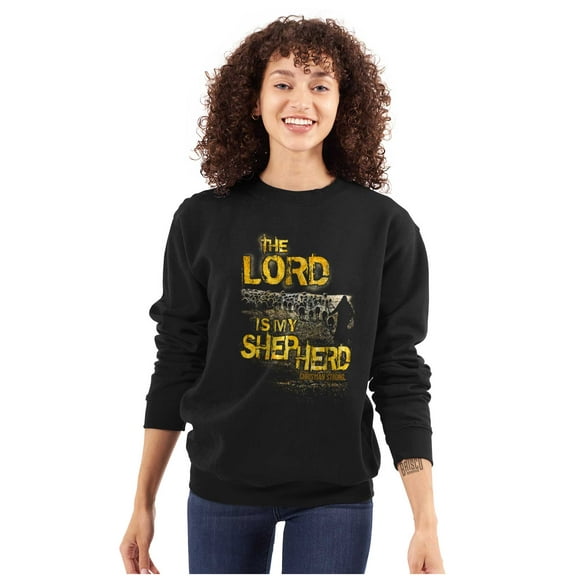 The Lord Is My Shepard Christian Sweatshirt for Men or Women Brisco Brands S