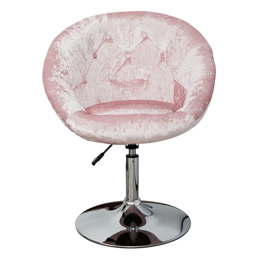 Round Tufted Vanity Chair