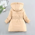 thumbnail image 5 of Girls Winter Clothes Girls Jacket Toddler Boys Girls Winter Coat Hooded Jacket Wear Thicken Windproof Zipper Warm Outwear, 5 of 7