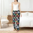 thumbnail image 4 of Balery Retro Video Game Pantalones de pijama para mujer, pijamas ultraligeros, pantalones de estar por casa-Medium, 4 of 6