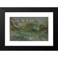 thumbnail image 2 of Eugène-Emmanuel Viollet-le-Duc 18x12 Black Modern Framed Museum Art Print Titled - View of the Lac D’Espingo and the Cirque D’Espingo in the Pyrenees (1865), 2 of 5