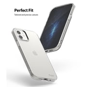 Ringke Air & Shoulder Strap Case Compatible with iPhone 12 mini, Lightweight Thin TPU Cover with Shoulder Strap - Clear / Black