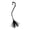 C, variant on erdimoy Halloween Detachable Tulle Witch Broom, Cosplay Wizard Broomstick with Colorful Ribbon, Halloween Party Dress-up Prop for Witch Costume Accessory