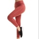 thumbnail image 2 of 1 pieza de mallas de compresión transpirables para mujer, mallas de yoga para gimnasio, color rojo  rojo jinwen Leggings deportivos, 2 of 8