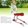 thumbnail image 3 of Cable Dog Tie Out Cable For Camping Reflective Heavy Duty Overhead Trolley System With Dog Runner Cable For Outdoor Yard Walking, 3 of 8