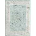 thumbnail image 2 of Rugs.com Aurelia Collection Rug – 10' x 14' Aqua Medium-Pile Rug Perfect For Living Rooms, Large Dining Rooms, Open Floorplans, 2 of 3