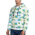 thumbnail image 2 of Hoodies for Men - Green Blue Slug Shells Long Sleeve Comfrt Men'S Fashion Hoodies & Sweatshirts, Sweatshirts for Men Hoodies Pullover Clothing Clothes with Pouch, 2 of 7