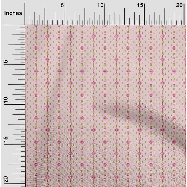 oneOone Polyester Lycra Fabric Arrow & Diamond Geometric Decor Fabric Printed BTY 56 Inches Wide