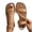 Khaki, variant on Dressy Wedge Sandals for Women: Summer Casual Wedge Strappy Arch Support Comfortable Walking Womens Wedges Sandal Outdoor Shoes