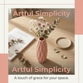 thumbnail image 4 of Unique Bargains Slim Acrylic Narrow Bud Vase for Roses Pink 2.8"L x 2.8"W x 7.9"H, 4 of 6