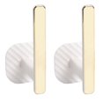 thumbnail image 1 of piezas de soportes para cortinas, ganchos decorativos para cortinas en forma de L, autoadhesivos, 1 of 7
