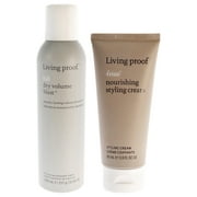 Living Proof Full Dry Volume Blast and No Frizz Nourishing Styling Cream 2 Pc Kit - 7.5oz Hairspray, 2oz Cream