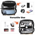 thumbnail image 6 of Leopard USB Organizer | Hard Drive Cases | Charge Cord Organizer | Travel Cord Organizer Case - Oxford Cloth Waterproof Digital Storage Bag 5.9x9.44x3.14 in, 6 of 6