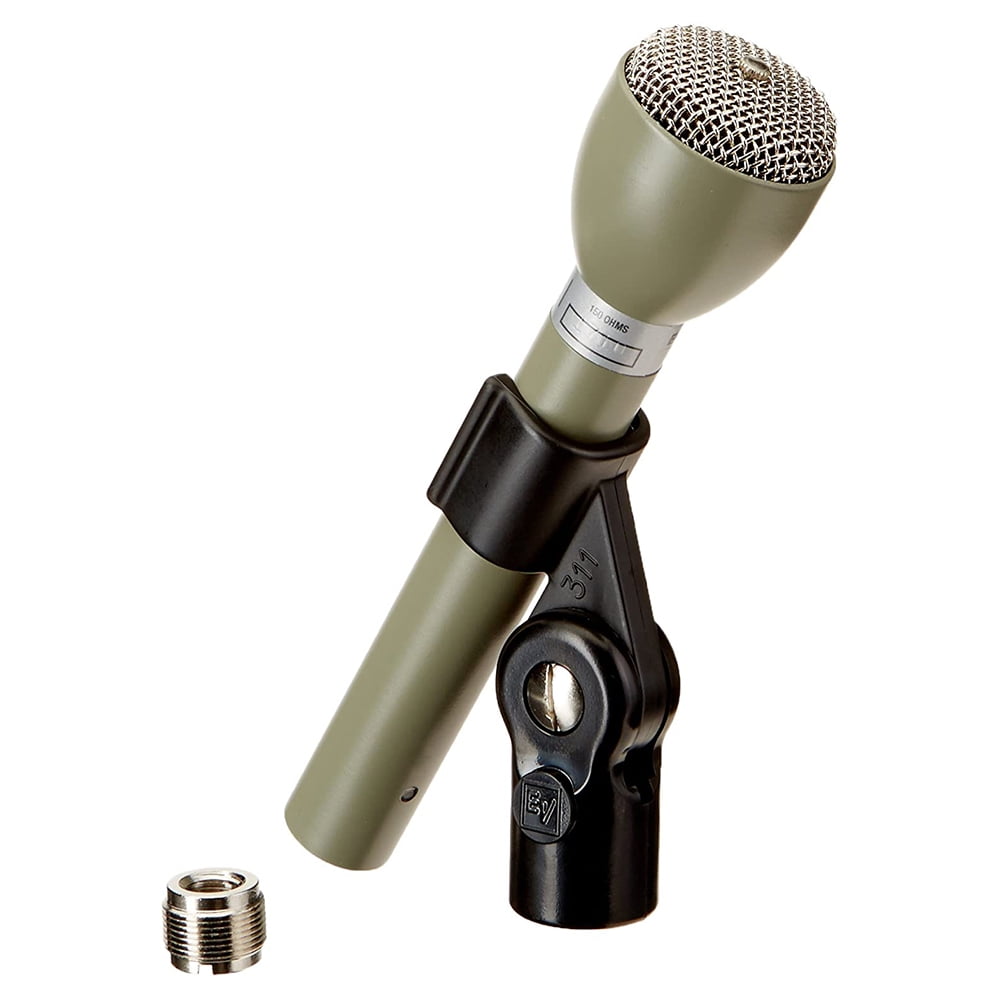 Electro-Voice 635A/B Omnidirectional Handheld Dynamic ENG Microphone (Black) with Mic Flag ＆ XLR-XLR Cable Bundle Electro Voice 635A⁄B Omnidirectional Dynamic Microphone