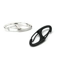 thumbnail image 3 of Outdoor Snap Buckle Rock Climbing Quick Release Zinc Alloy Spring Buckle S Type Mini Clip, Black, 3 of 9