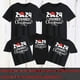 thumbnail image 3 of Camiseta con estampado navideño familiar de 2024, camisetas navideñas para toda la familia, atuendos festivos, camisetas festivas para mamá, papá, niños y bebés a juego, 3 of 5