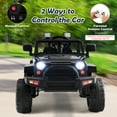 thumbnail image 4 of Costway 12V Battery Powered Ride On Truck Electric Kids Ride On Car with Remote Control 4-Wheel Vehicle Toy for Boys & Girls, 4 of 9