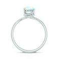 thumbnail image 2 of Rosec Jewels Real Ethiopian Opal Solitaire Promise Ring, Bypass Ring (AAA Quality), 925 Sterling Silver, US 7.00, 2 of 10