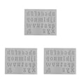 thumbnail image 2 of Naiovety Moldes para fondant, molde en relieve para manualidades, fundición de caramelos, minúsculas/gris claro Type1 NO1 Naiovety CBP269196, 2 of 6