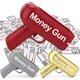 thumbnail image 3 of Extraña pistola rociadora de dinero eléctrica de gran potencia, pistola rociadora de dinero, escupe dinero, escupe dinero, pistola de juguete para escupir dinero, 3 of 5