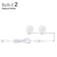 thumbnail image 1 of Light Bathroom Makeup Mirror LED Lights Touch Dimming USB Dressing Table Lighting Bulb White ,Widely Use, 1 of 4
