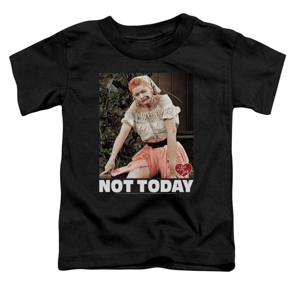 I Love Lucy - Not Today - Toddler Short Sleeve Shirt - 3T