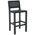 thumbnail image 5 of SAFAVIEH Sorrento Square Mid Back Counter Stool, Black, 5 of 13