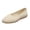 Beige, variant on Slip on Walking Shoes for Women Summer Dressy Falt Sandals 2026 Ladies Round Toe Casual Work Shoe Knitted Upper Sandal Beige Size 7.5