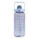 thumbnail image 1 of Botellas de agua con pajita, botella de agua de 67 oz/2 l, innovadora botella deportiva con tapa 2 en 1 sin BPA y horarios para beber, motivacional, 1 of 8