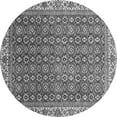 thumbnail image 1 of Ahgly Company Indoor Round Abstract Gray Modern Area Rugs, 8' Round, 1 of 4