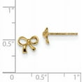thumbnail image 2 of Primal Gold 14 Karat Yellow Gold Bow Post Earrings, 2 of 4