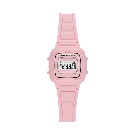Skechers Women's Alta Digital Chronograph, Blush Polycarbonate Watch