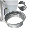 thumbnail image 2 of 4-Flange Connector Round Pipe Flange Aluminum Tube Adapter Air Ventilation Hose Connector Exhaust Air Ducting Connection 150mm, 2 of 8