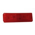thumbnail image 1 of Grote Industries Clearance Light 46742 Incandescent; Rectangular; Red Lens; White Polycarbonate Housing; With Double Bulb Lamp, 1 of 3