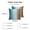 Turquoise, variant on Burnt Orange Gray Ombre Outdoor Pillow Covers 20x12 Inch Lumbar Pillow Covers Set of 2 Waterproof Decorative Throw Pillow Cases Vintage Farmhouse Wooden Cushion Covers for Patio Furniture Garden