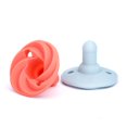 thumbnail image 1 of Doddle & Co - Baby, Infant - Holland Pop Silicone Pacifier - Stage 1 - Natural Shape - - Peach / Cloud, 1 of 9