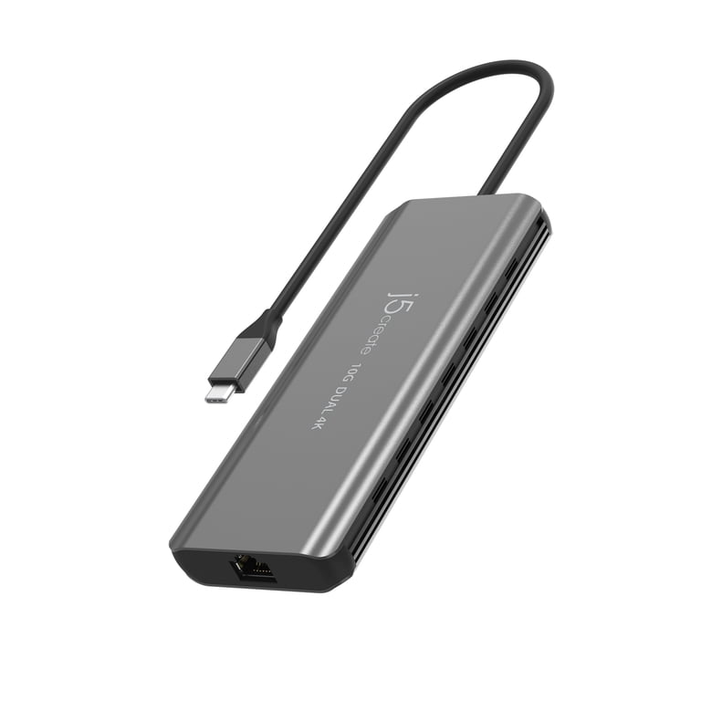 j5create USB-C Dual 4K HDMI Mini Dock, 100W photo 2