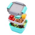thumbnail image 3 of ZHAOCHENG Fiambrera a prueba de fugas, caja bento, recipiente para ensalada con recipiente para aderezo, 3 of 4