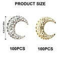 thumbnail image 3 of Metal Home Decors Embellishments Metal Craft Filigree Crescents Adornment for Handicrafts and Artistic Decors, 3 of 8