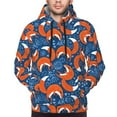 thumbnail image 4 of Hoodies for Men - Abstract Vintage Fox and Plants Long Sleeve Comfrt Men'S Fashion Hoodies & Sweatshirts, Sweatshirts for Men Hoodies Pullover Clothing Clothes with Pouch, 4 of 7