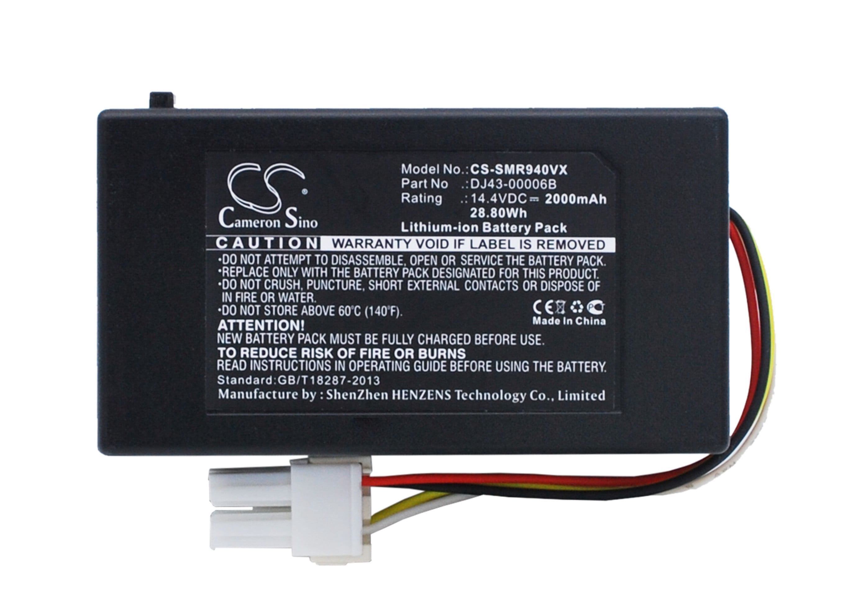 Replacement Battery for Samsung DJ43-00006A,DJ43-00006B,DJ96-00152B,DJ96-00203A,PN:DJ43-00006A,DJ43-00006B,DJ96-00152B,DJ96-00203A,2000mAh