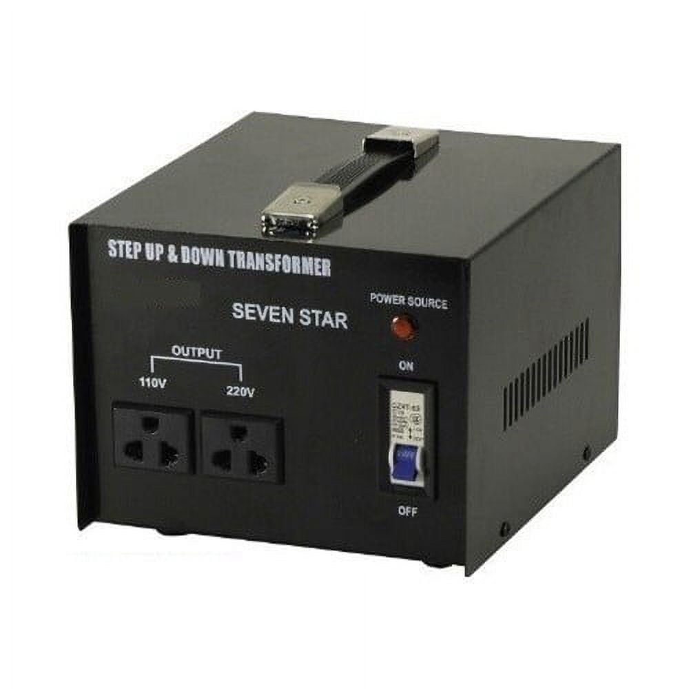 LiteFuze 1500W Voltage Converter – Step Up/Down Transformer (110V To 220V & 220V To 110V)