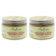 Shea Moisture Jamaican Black Castor Oil Strengthen-Grow & Restore Treatment Masque - Pack of 2 Masque 12 oz