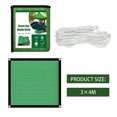 Green Sun Shade Cloth for Greenhouses, Parking Areas, Gardens & Yards