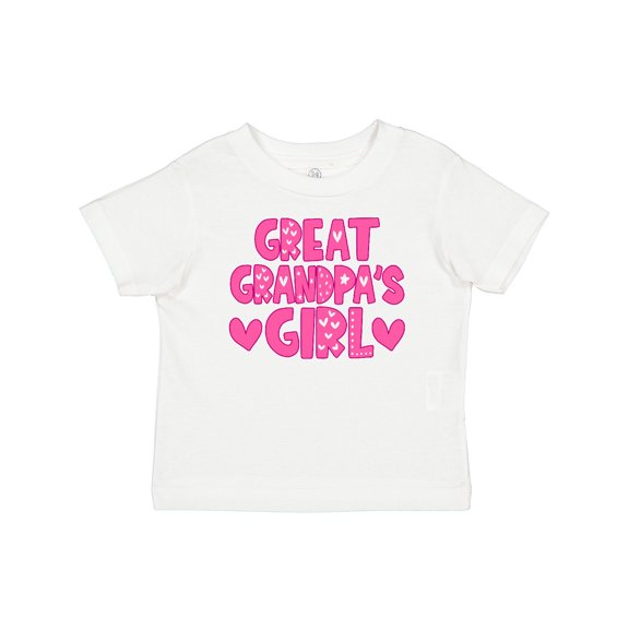 Inktastic Great Grandpa's Girl Granddaughter Gift Girls Baby T-Shirt