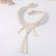thumbnail image 1 of Sujetador de cortina de algodón estilo boho con borlas | Cinta decorativa de cuerda para sujetar cortinas | Hogar, oficina y sala de estar, 1 of 6