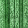 thumbnail image 1 of Ahgly Company Indoor Square Abstract Emerald Green Modern Area Rugs, 5' Square, 1 of 4